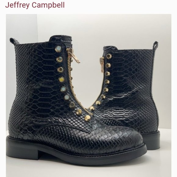 ◼🟨◼Jeffrey Campbell Studded Boots◼🟨◼ - Picture 1 of 12